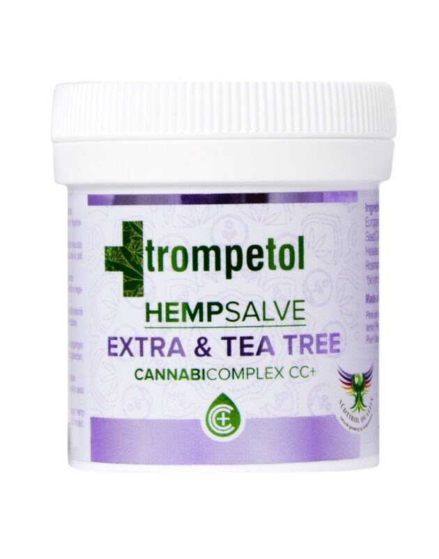 Trompetol Hemp Salve Extra & Tea Tree με περιεχόμενο 100ml.