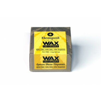 Wax CBD & CBG Crumble | Lemon Haze Terpenes - 500mg