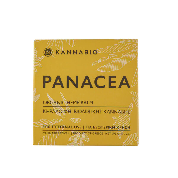 Kannabio κεραλοιφή panacea οργανικό προϊόν - Συσκευασία