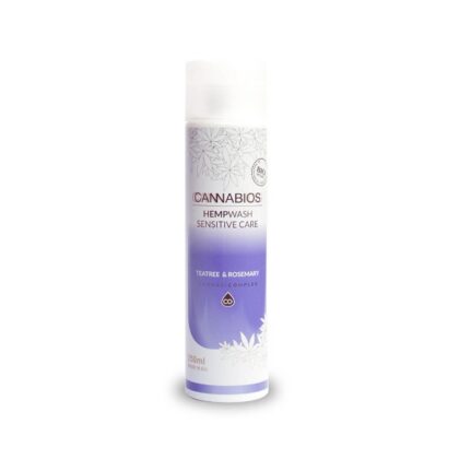 HempWash Sensitive Care CBD Σαμπουάν - Αφρόλουτρο & Ευαίσθητη Περιοχή 2 σε 1 (Teatree) - 250ml - προϊόν