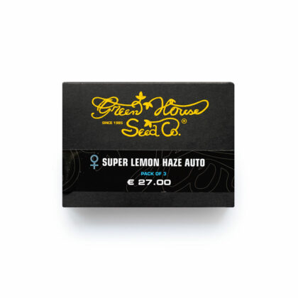 Green House Seeds | Autoflowering Cannabis Seeds - Super Lemon Haze Auto – pack of 3pcs