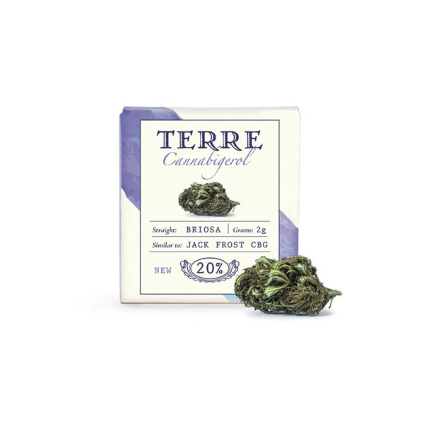 Terre Di Cannabis Briosa CBG συσκευασία προϊόντος