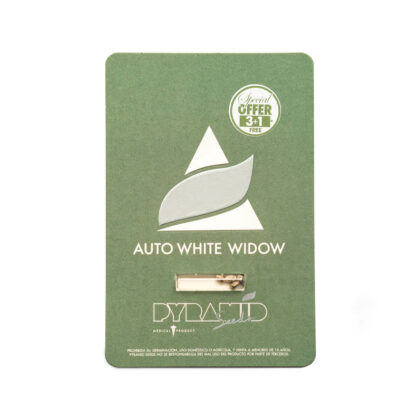 Pyramid Seeds | Autoflowering Cannabis Seeds – Auto White Widow – 3+1pcs - packaging photo