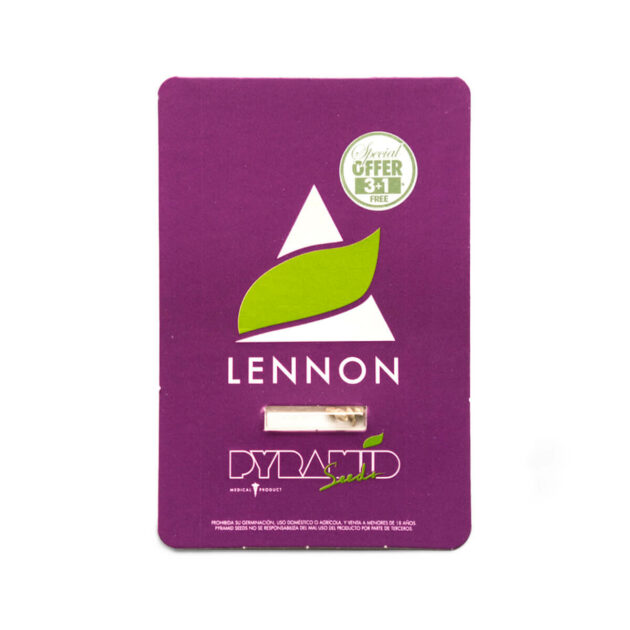 Pyramid Seeds | Feminized Cannabis Seeds – Lennon – 3+1pcs - packaging photo