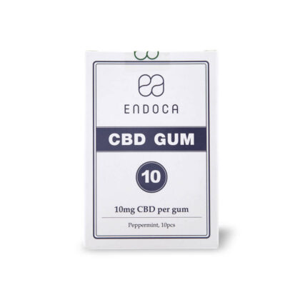 CBD Chewing Gum Endoca 150mg | 15mg per Gum - 10pcs